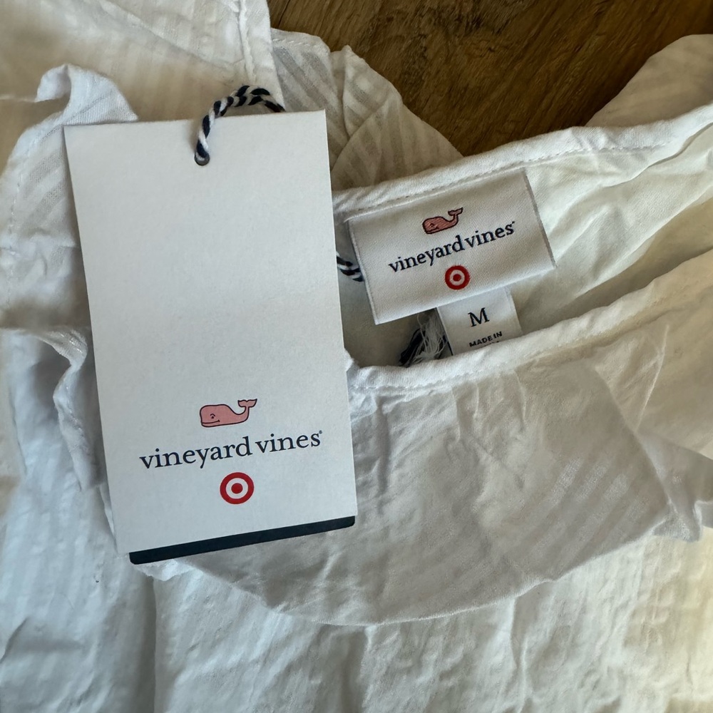 NWT Vineyard Vines x Target Womens White Dress - Picture 4 of 4